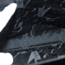 Salvatore Ferragamo Gancini Hand Bag Leather 2way Black Gold Auth 140273-21