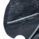 BALLY Chain Shoulder Bag Leather Ivory Gold Auth 140275-17