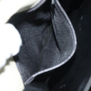 BALLY Chain Shoulder Bag Leather Ivory Gold Auth 140275-23