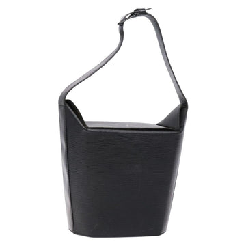 LOUIS VUITTON Epi Sac Seau Shoulder Bag Black M80161 LV Auth 140279