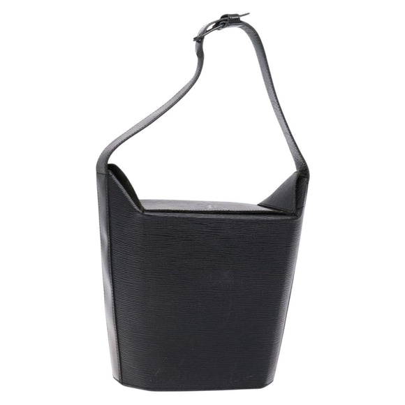 LOUIS VUITTON Epi Sac Seau Shoulder Bag Black M80161 LV Auth 140279