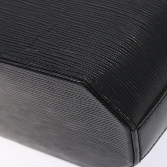 LOUIS VUITTON Epi Sac Seau Shoulder Bag Black M80161 LV Auth 140279