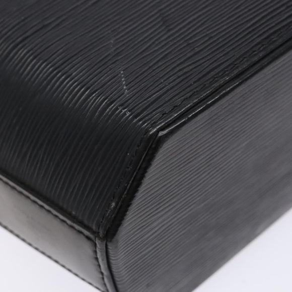 LOUIS VUITTON Epi Sac Seau Shoulder Bag Black M80161 LV Auth 140279