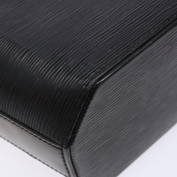 LOUIS VUITTON Epi Sac Seau Shoulder Bag Black M80161 LV Auth 140279