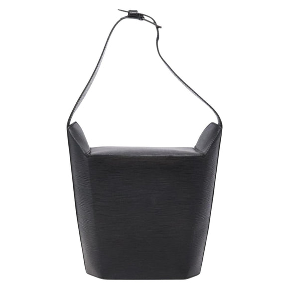 LOUIS VUITTON Epi Sac Seau Shoulder Bag Black M80161 LV Auth 140279