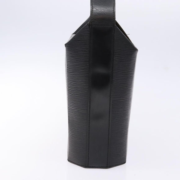 LOUIS VUITTON Epi Sac Seau Shoulder Bag Black M80161 LV Auth 140279