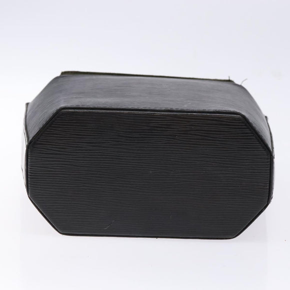 LOUIS VUITTON Epi Sac Seau Shoulder Bag Black M80161 LV Auth 140279