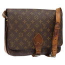 LOUIS VUITTON Monogram Cartouchiere GM Shoulder Bag M51252 LV Auth 140280-1