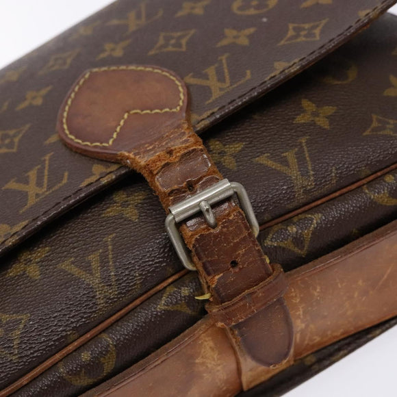 LOUIS VUITTON Monogram Cartouchiere GM Shoulder Bag M51252 LV Auth 140280