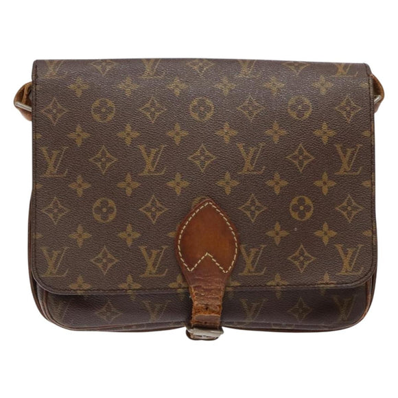 LOUIS VUITTON Monogram Cartouchiere GM Shoulder Bag M51252 LV Auth 140280