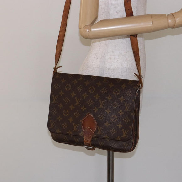 LOUIS VUITTON Monogram Cartouchiere GM Shoulder Bag M51252 LV Auth 140280