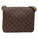 LOUIS VUITTON Monogram Cartouchiere GM Shoulder Bag M51252 LV Auth 140280-2