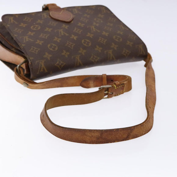 LOUIS VUITTON Monogram Cartouchiere GM Shoulder Bag M51252 LV Auth 140280