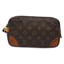 LOUIS VUITTON Monogram Marly Dragonne PM Clutch Bag M51827 LV Auth 140283-13