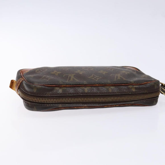 LOUIS VUITTON Monogram Marly Dragonne PM Clutch Bag M51827 LV Auth 140283