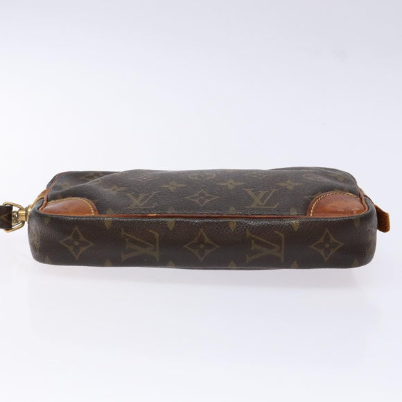 LOUIS VUITTON Monogram Marly Dragonne PM Clutch Bag M51827 LV Auth 140283