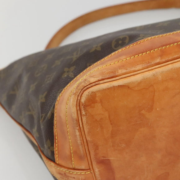 LOUIS VUITTON Monogram Noe Shoulder Bag M42224 LV Auth 140285