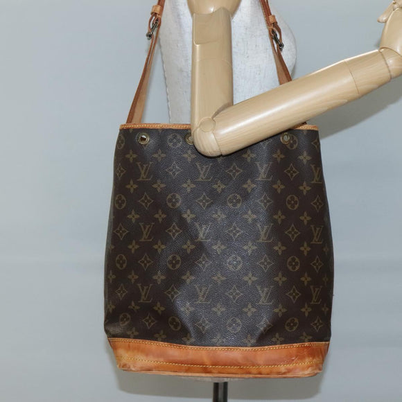 LOUIS VUITTON Monogram Noe Shoulder Bag M42224 LV Auth 140285