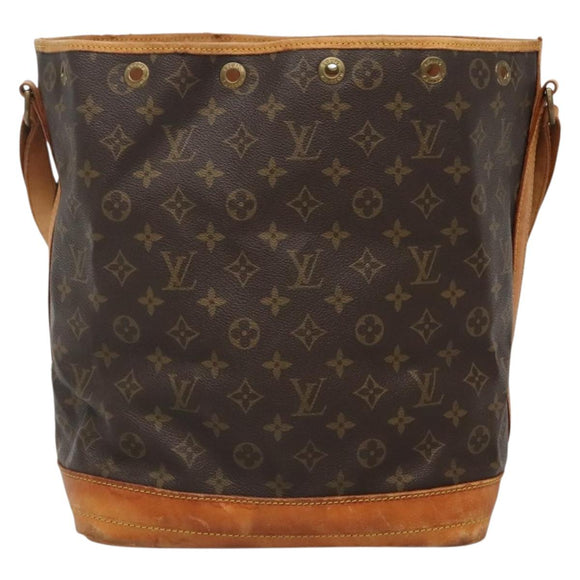 LOUIS VUITTON Monogram Noe Shoulder Bag M42224 LV Auth 140285