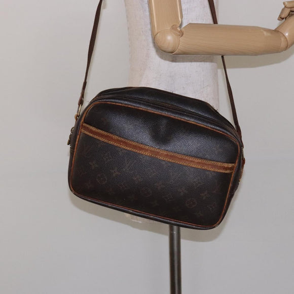 LOUIS VUITTON Monogram Reporter PM Shoulder Bag M45254 LV Auth 140286