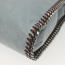 Stella MacCartney Chain Falabella Bag Suede 2way Light Blue 234387 Auth 140287-16