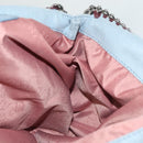 Stella MacCartney Chain Falabella Bag Suede 2way Light Blue 234387 Auth 140287-19