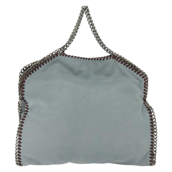 Stella MacCartney Chain Falabella Bag Suede 2way Light Blue 234387 Auth 140287