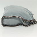 Stella MacCartney Chain Falabella Bag Suede 2way Light Blue 234387 Auth 140287-3