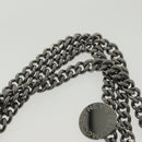 Stella MacCartney Chain Falabella Bag Suede 2way Light Blue 234387 Auth 140287-8