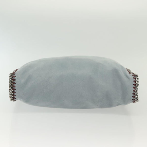 Stella MacCartney Chain Falabella Bag Suede 2way Light Blue 234387 Auth 140287