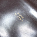 CELINE C Sulky Shoulder Bag Canvas Beige Gold Auth 140291-18