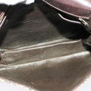 CELINE C Sulky Shoulder Bag Canvas Beige Gold Auth 140291-11