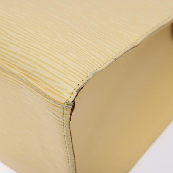 LOUIS VUITTON Epi Croisette PM Tote Bag Vanilla M5249A LV Auth 140293