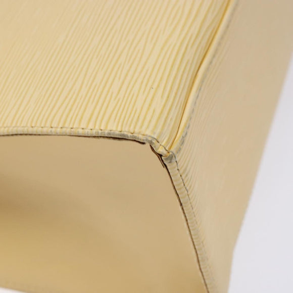 LOUIS VUITTON Epi Croisette PM Tote Bag Vanilla M5249A LV Auth 140293