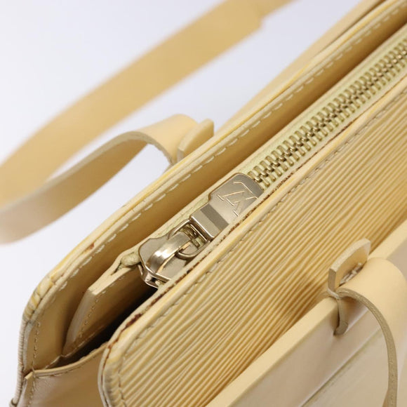 LOUIS VUITTON Epi Croisette PM Tote Bag Vanilla M5249A LV Auth 140293