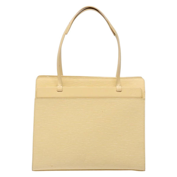 LOUIS VUITTON Epi Croisette PM Tote Bag Vanilla M5249A LV Auth 140293
