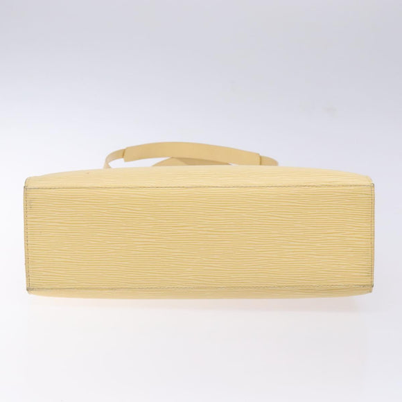 LOUIS VUITTON Epi Croisette PM Tote Bag Vanilla M5249A LV Auth 140293