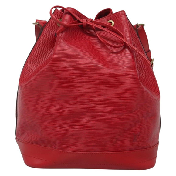 LOUIS VUITTON Epi Noe Shoulder Bag Red M44007 LV Auth 140295