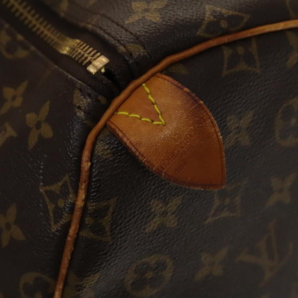 LOUIS VUITTON Monogram Keepall 55 Boston Bag M41424 LV Auth 140303