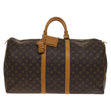 LOUIS VUITTON Monogram Keepall 55 Boston Bag M41424 LV Auth 140303 - 0