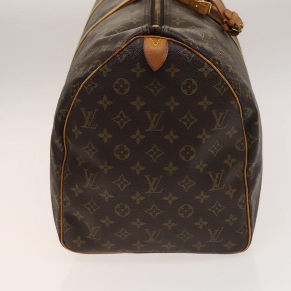 LOUIS VUITTON Monogram Keepall 55 Boston Bag M41424 LV Auth 140303