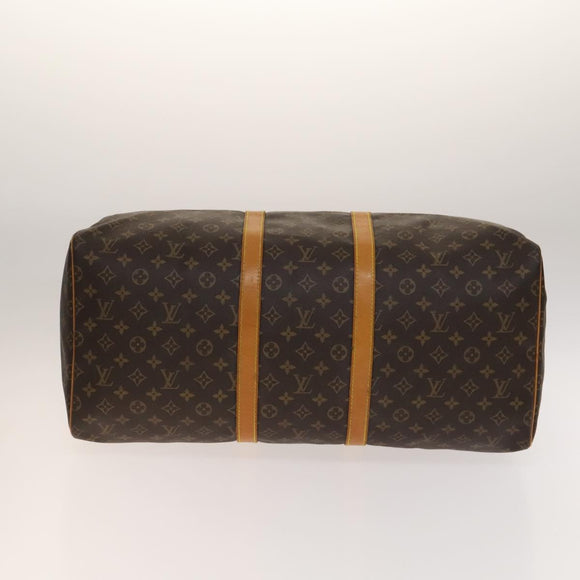 LOUIS VUITTON Monogram Keepall 55 Boston Bag M41424 LV Auth 140303
