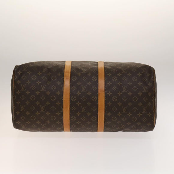 LOUIS VUITTON Monogram Keepall 55 Boston Bag M41424 LV Auth 140304