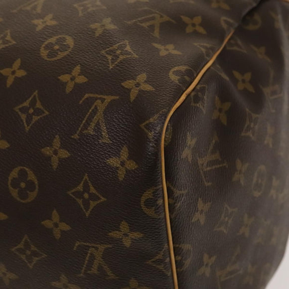 LOUIS VUITTON Monogram Keepall 55 Boston Bag M41424 LV Auth 140304