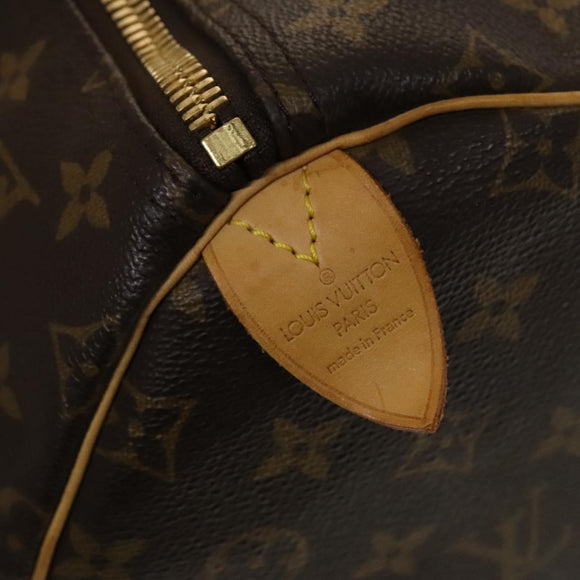 LOUIS VUITTON Monogram Keepall 55 Boston Bag M41424 LV Auth 140304