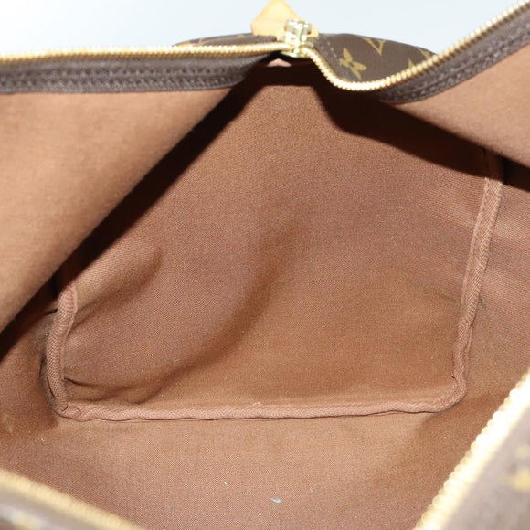 LOUIS VUITTON Monogram Keepall 55 Boston Bag M41424 LV Auth 140304