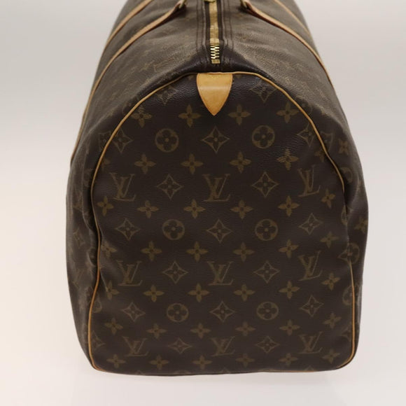 LOUIS VUITTON Monogram Keepall 55 Boston Bag M41424 LV Auth 140304