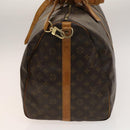 LOUIS VUITTON Monogram Keepall Bandouliere 60 Boston Bag M41412 LV Auth 140306-4