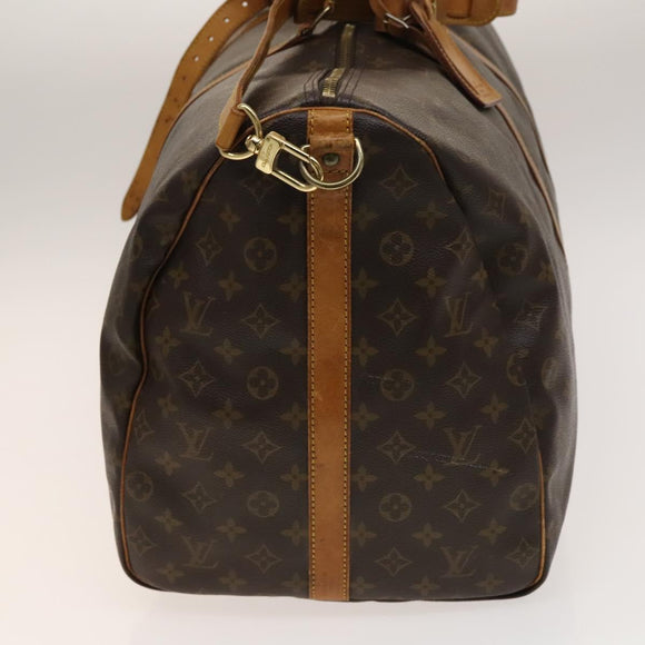 LOUIS VUITTON Monogram Keepall Bandouliere 60 Boston Bag M41412 LV Auth 140306
