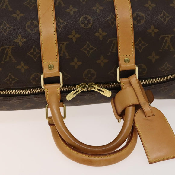 LOUIS VUITTON Monogram Keepall 45 Boston Bag M41428 LV Auth 140308